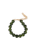 Load image into Gallery viewer, BUBBLE NECKLACE | METALLIC GREEN
