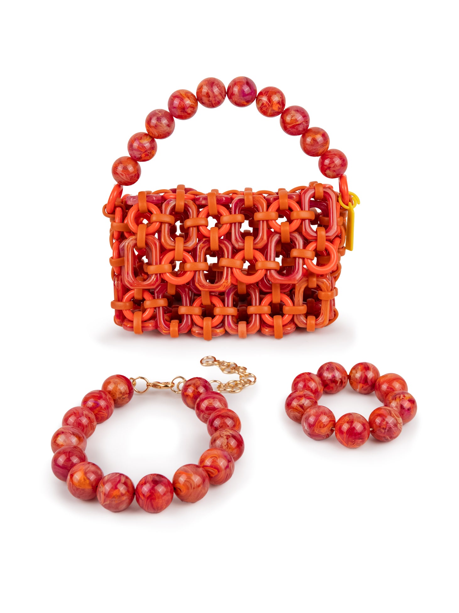 BUBBLE BRACELET | CORAL PINK