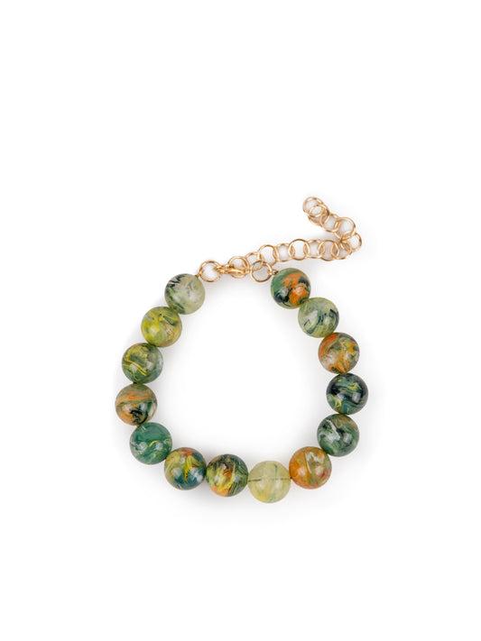 BUBBLE NECKLACE | FLUO LIME