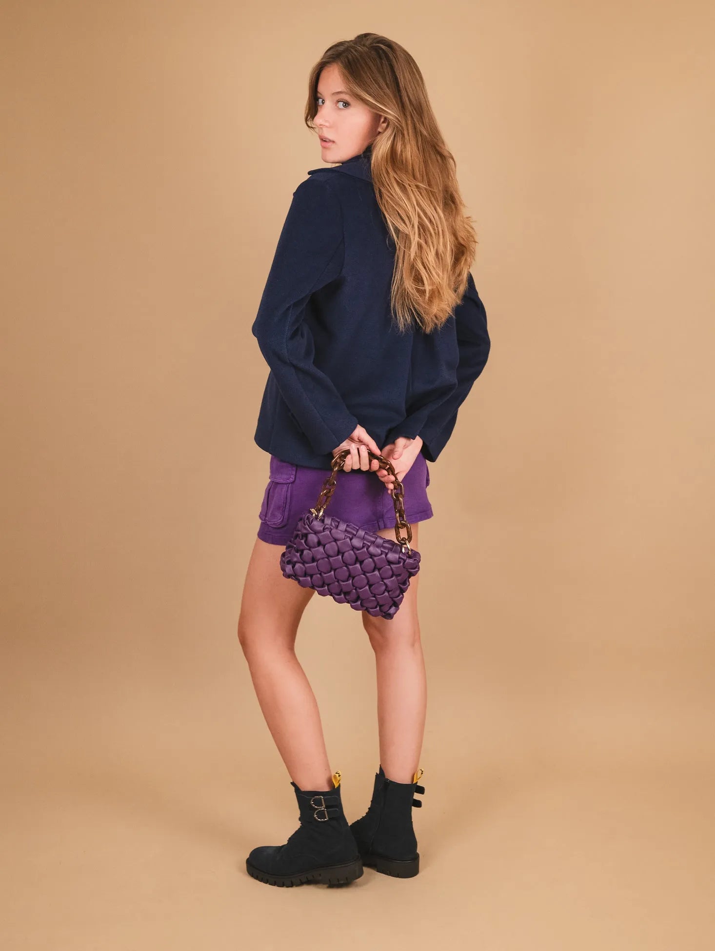 CURLY | PURPLE AUBERGINE