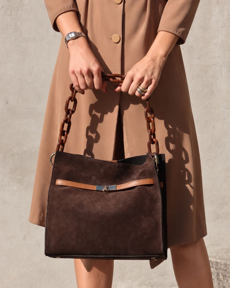 RORY | SUEDE DARK BROWN