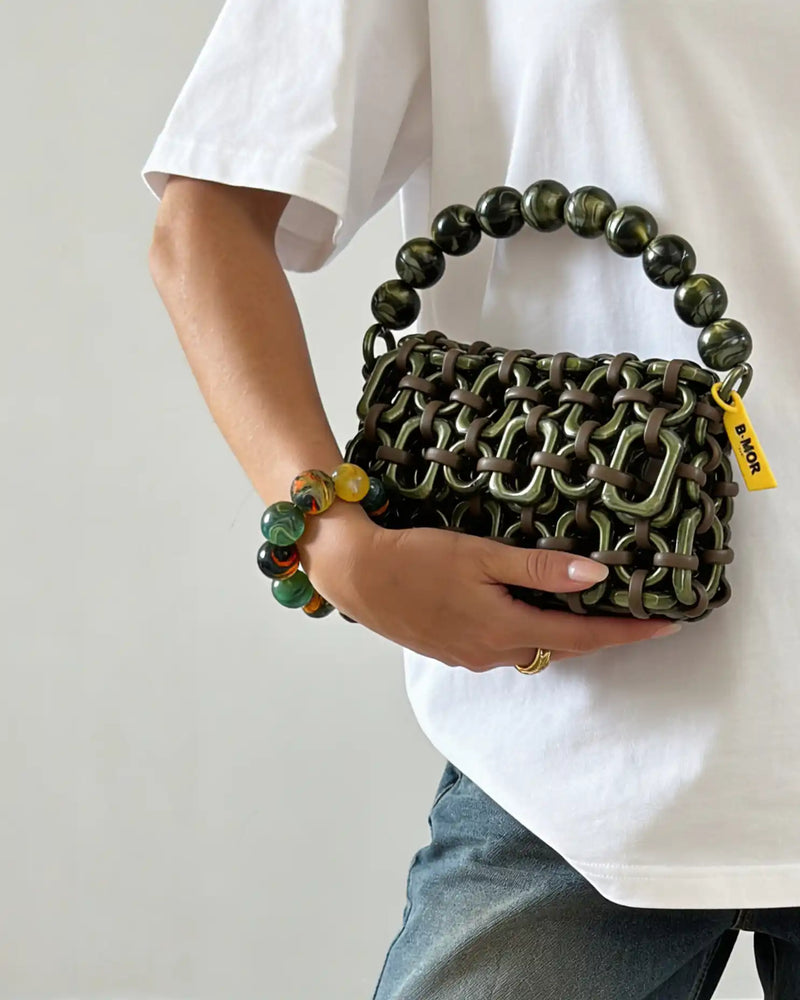 BUBBLE BRACELET | FLUORESCENT LIME