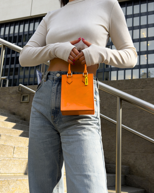 BABY | PATENT ORANGE