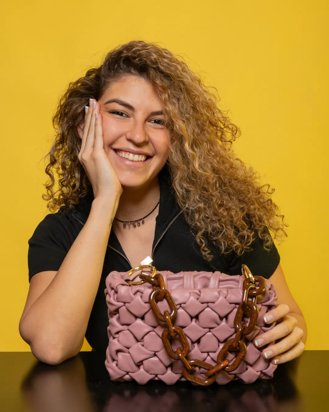 CURLY | OLD ROSE