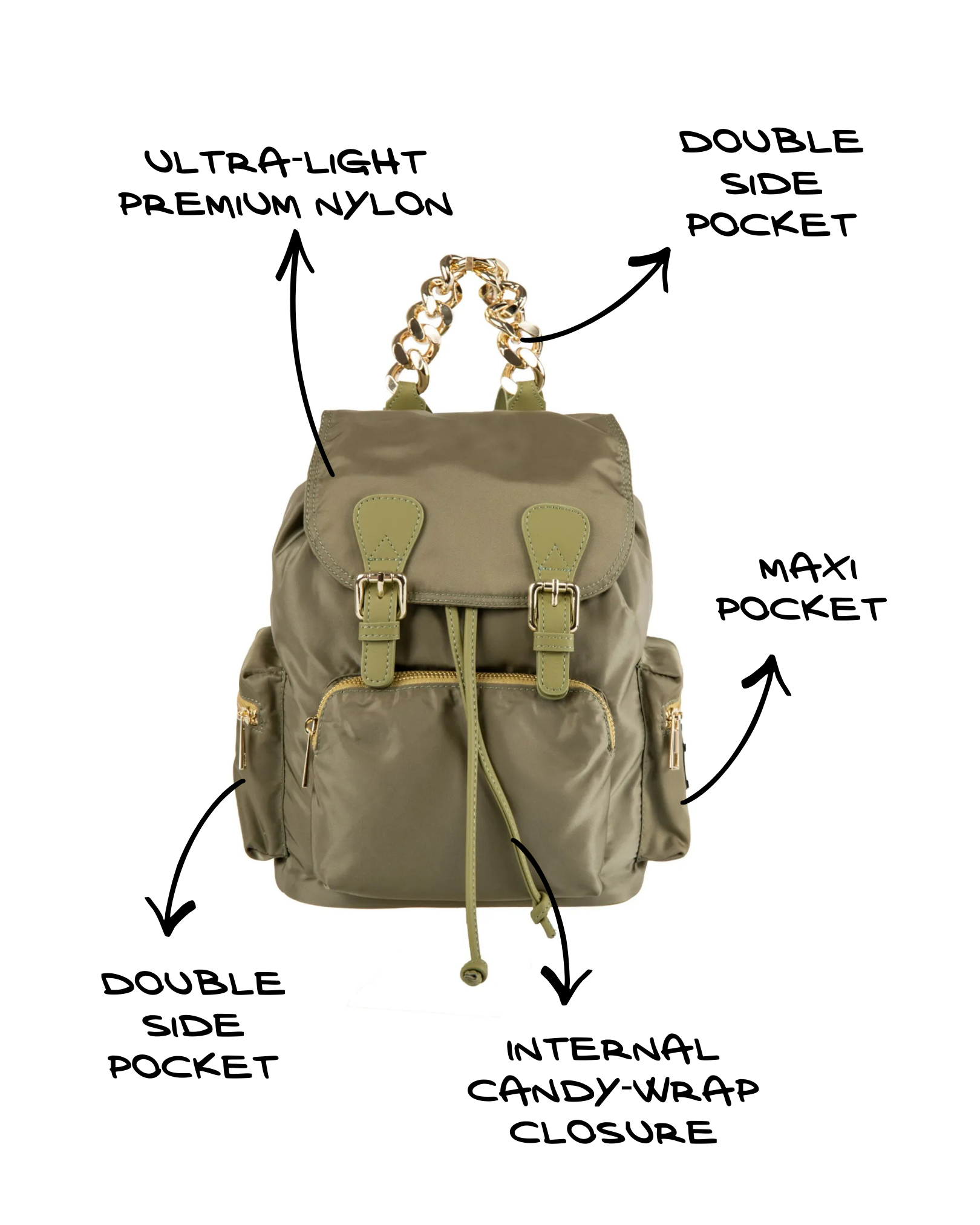 ZAILON | MILITARY GREEN