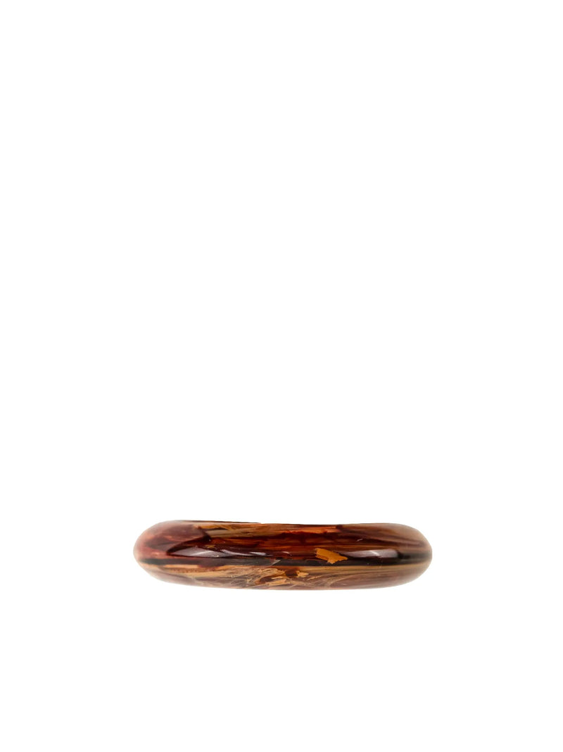 SMALL BANGLE | TORTOISE BROWN
