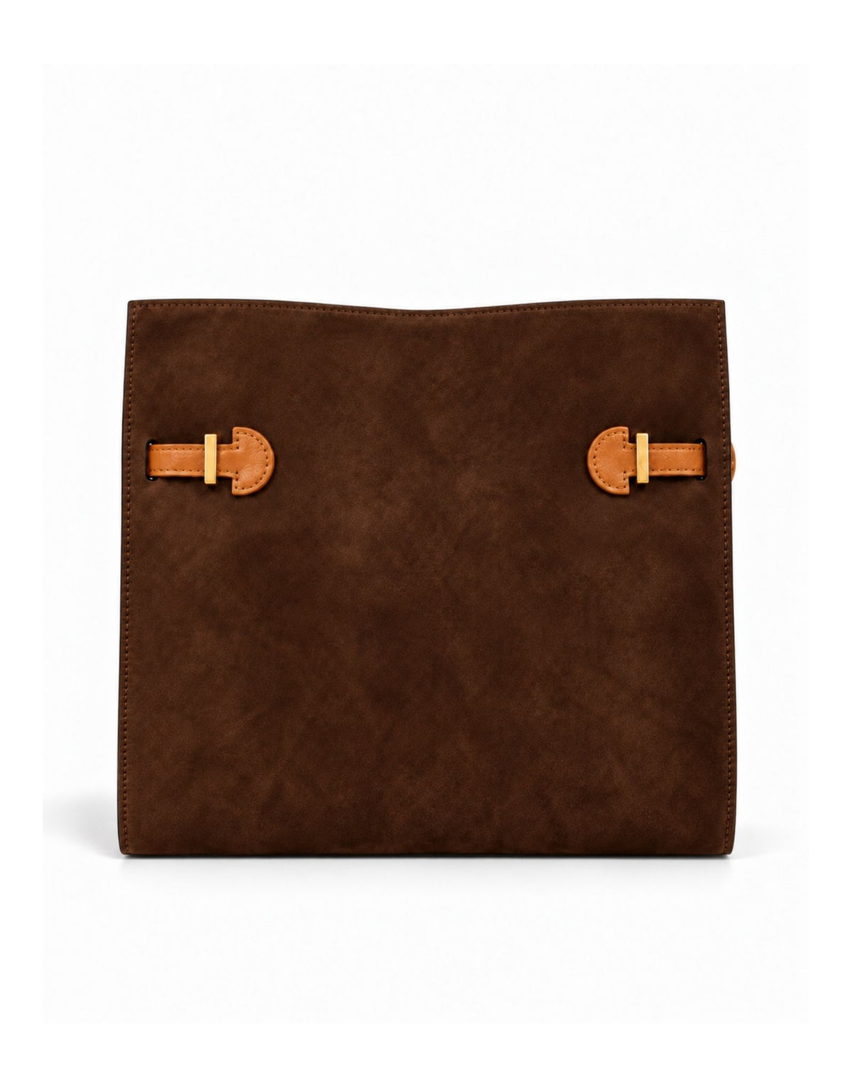 RORY | SUEDE DARK BROWN - borsa a spalla in camoscio testa di moro