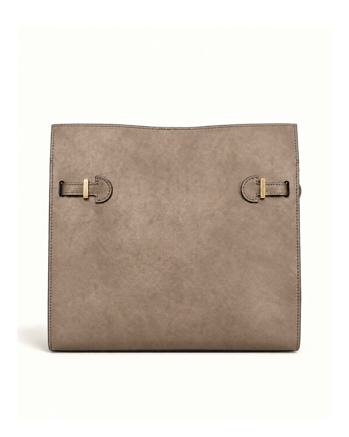 RORY | SUEDE TAUPE - borsa a spalla in camoscio tortora