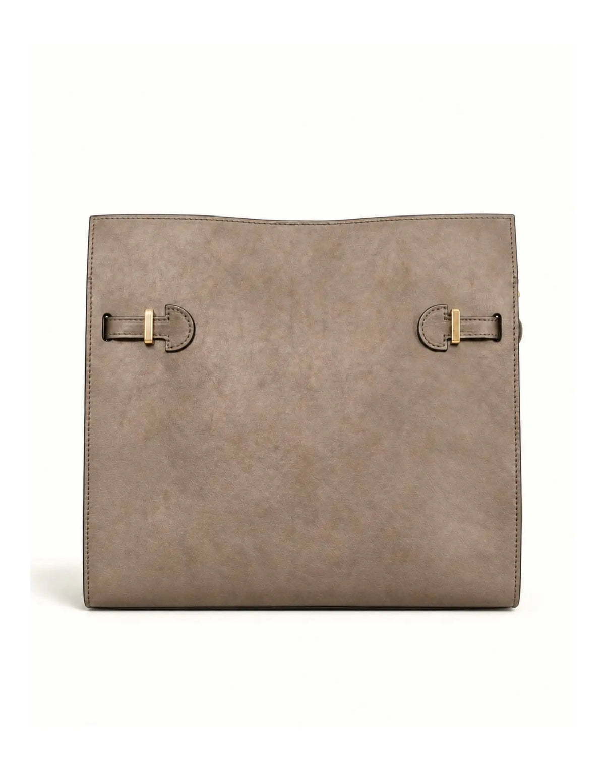 RORY | SUEDE TAUPE - borsa a spalla in camoscio tortora