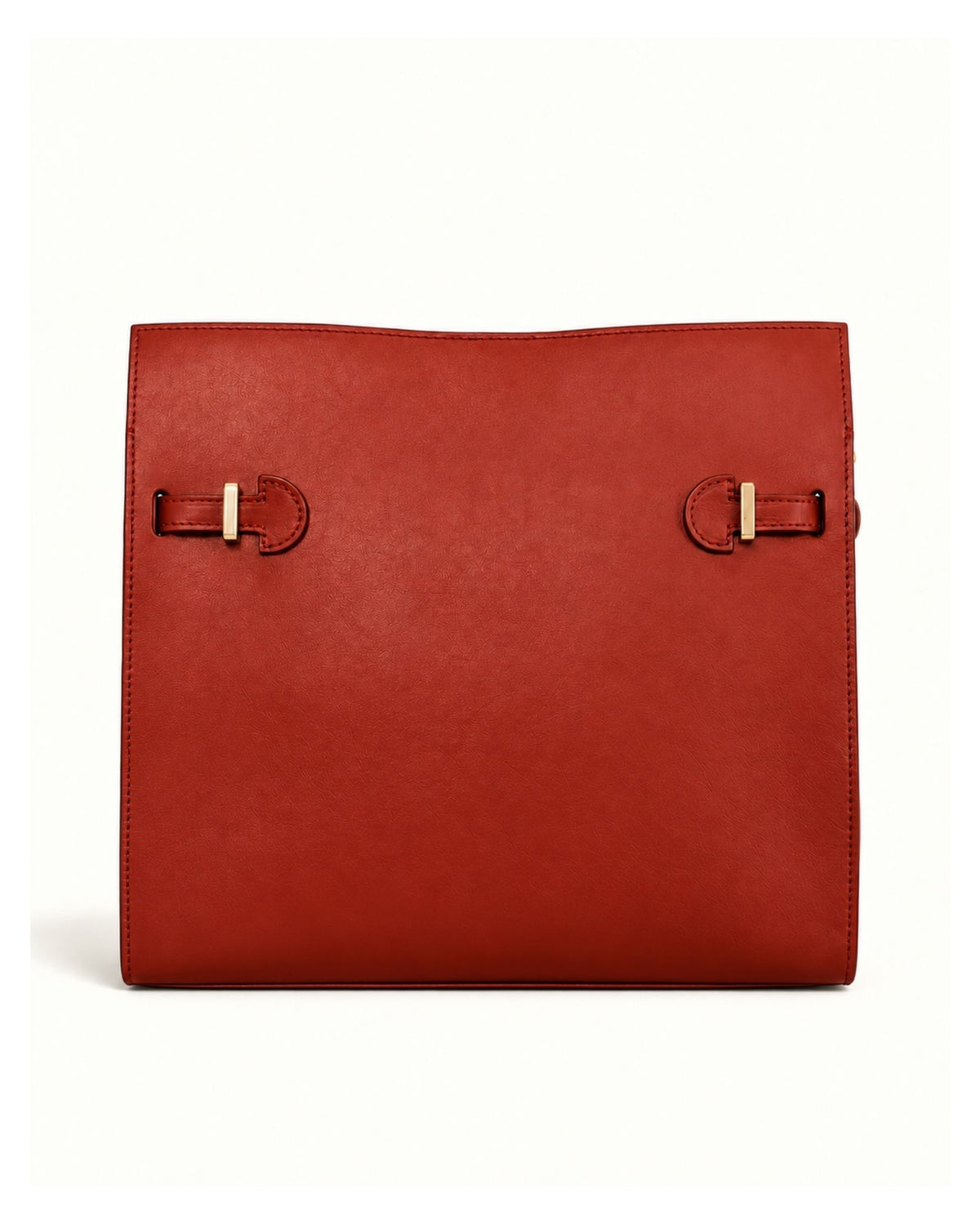 RORY | BRICK RED - borsa a spalla in pelle di vitello mattone